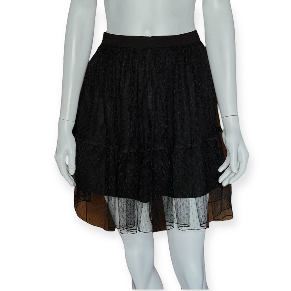 All Saints Lali Polka Dot Tulle Skirt